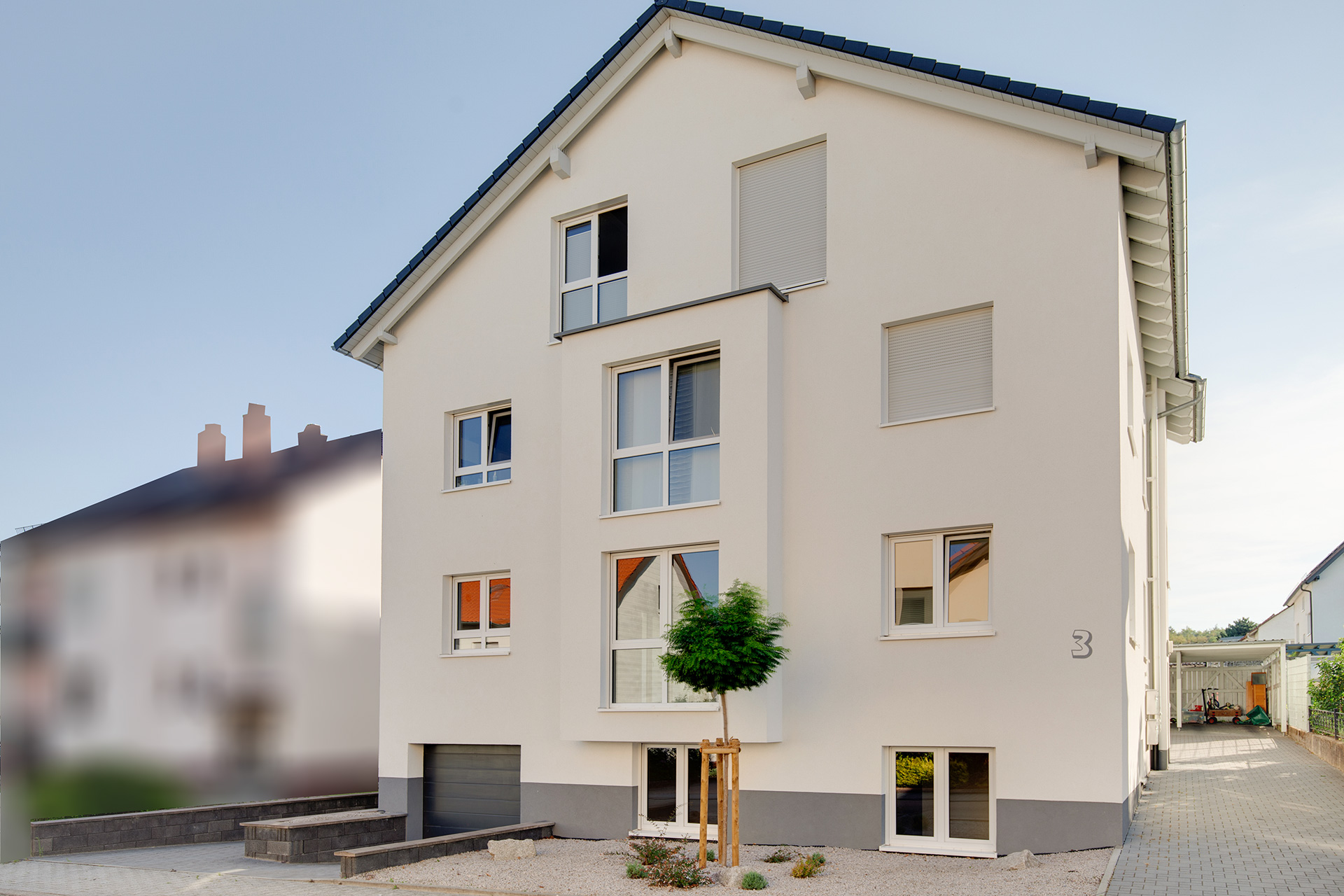 Objekt 114 | Wohnung über 3 Etagen mit Garten und Carport-Stellplatz in Ettlingen-Spessart als Kapitalanlage